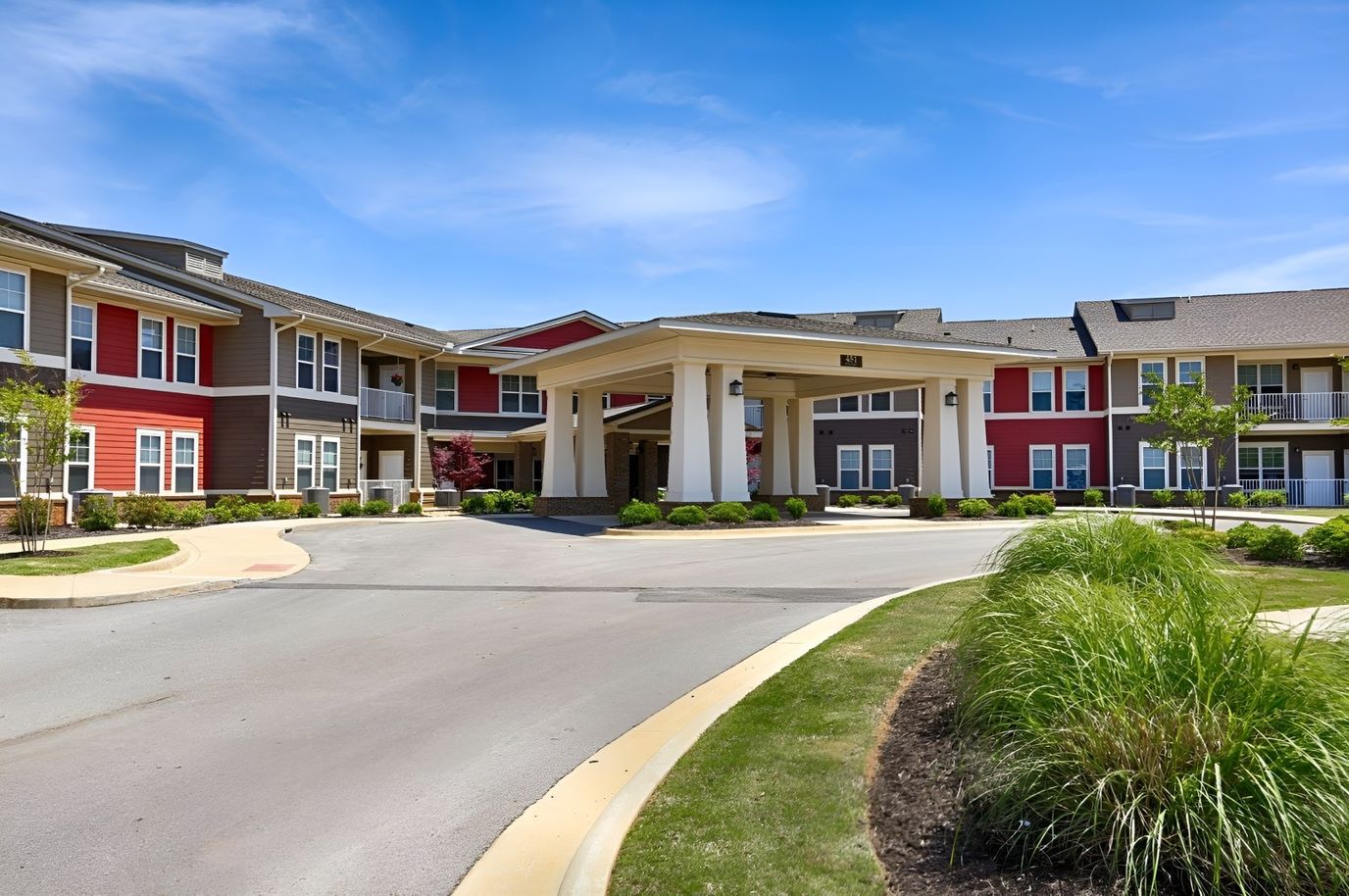 Exterior view of The Lodge at John's Road entrance
