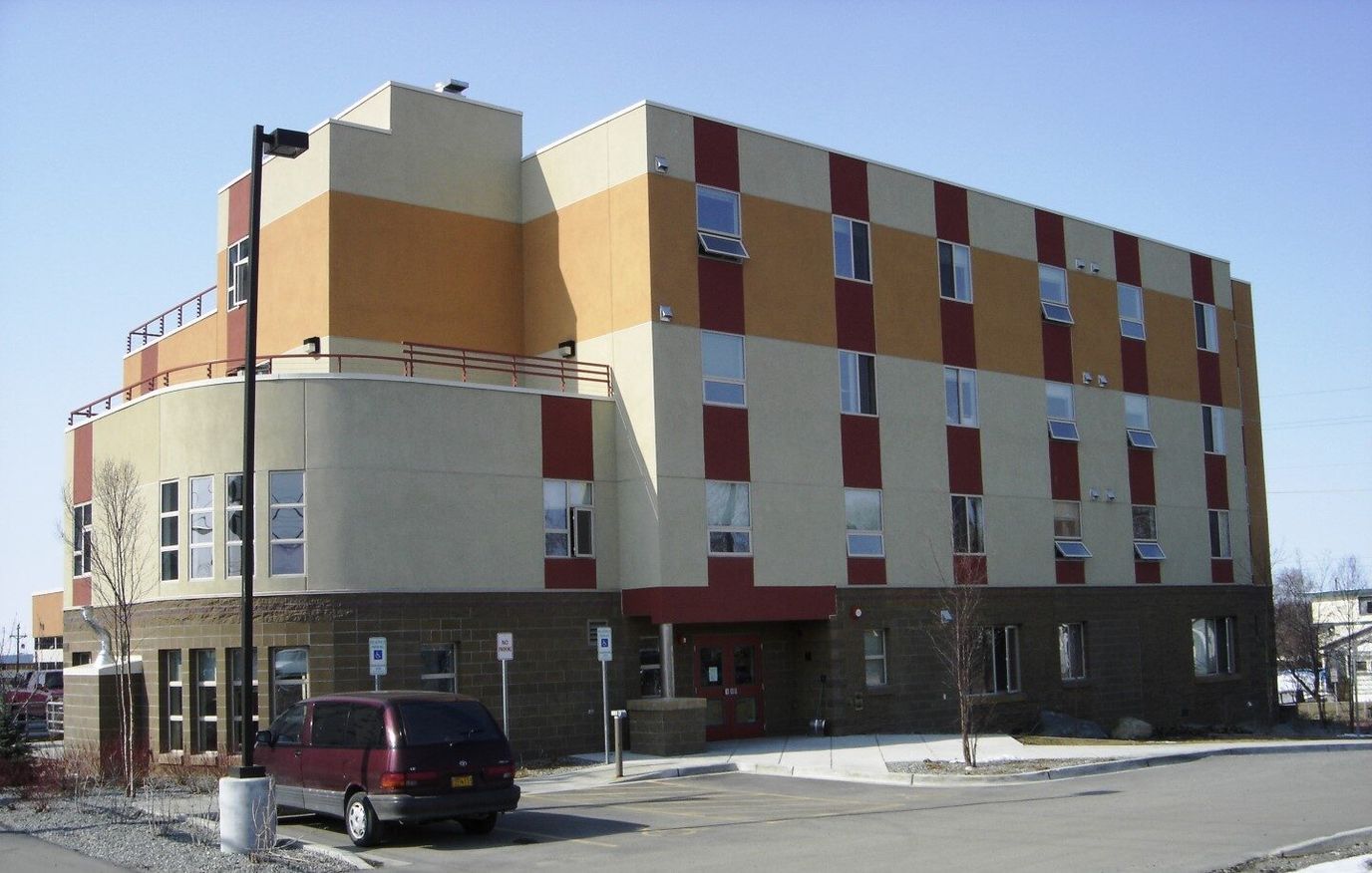 Exterior view of George Sullivan Manor building