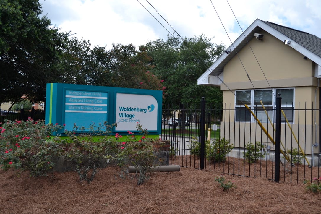 Exterior view of Touro Woldenberg Village signage