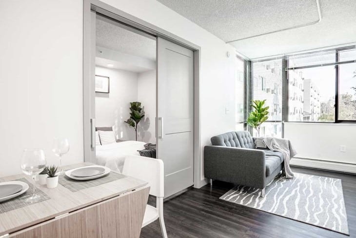 Modern interior of a resident room