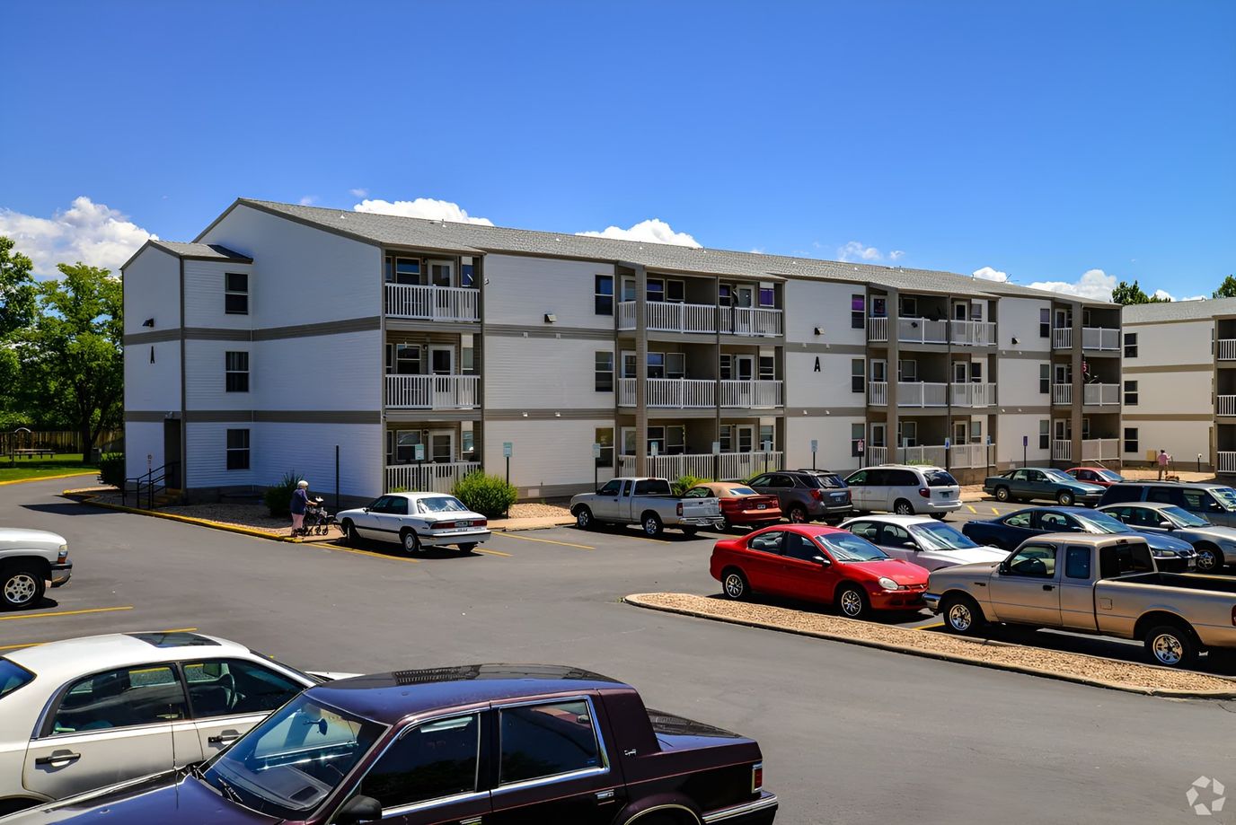 Exterior view of Birchwood Manor Senior Apartments