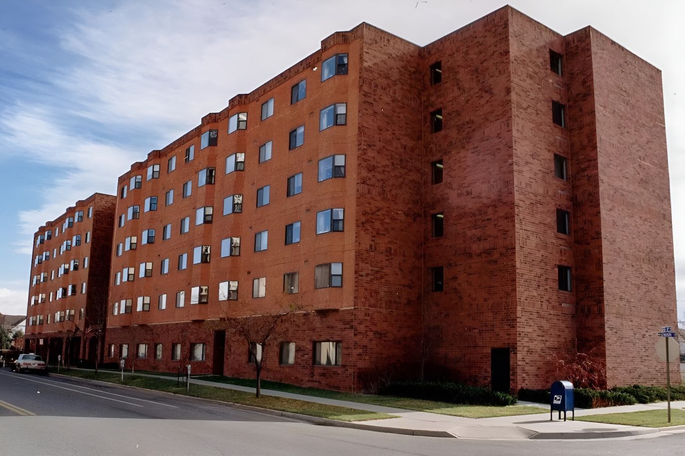 Exterior view of Ratekin Tower Apartments