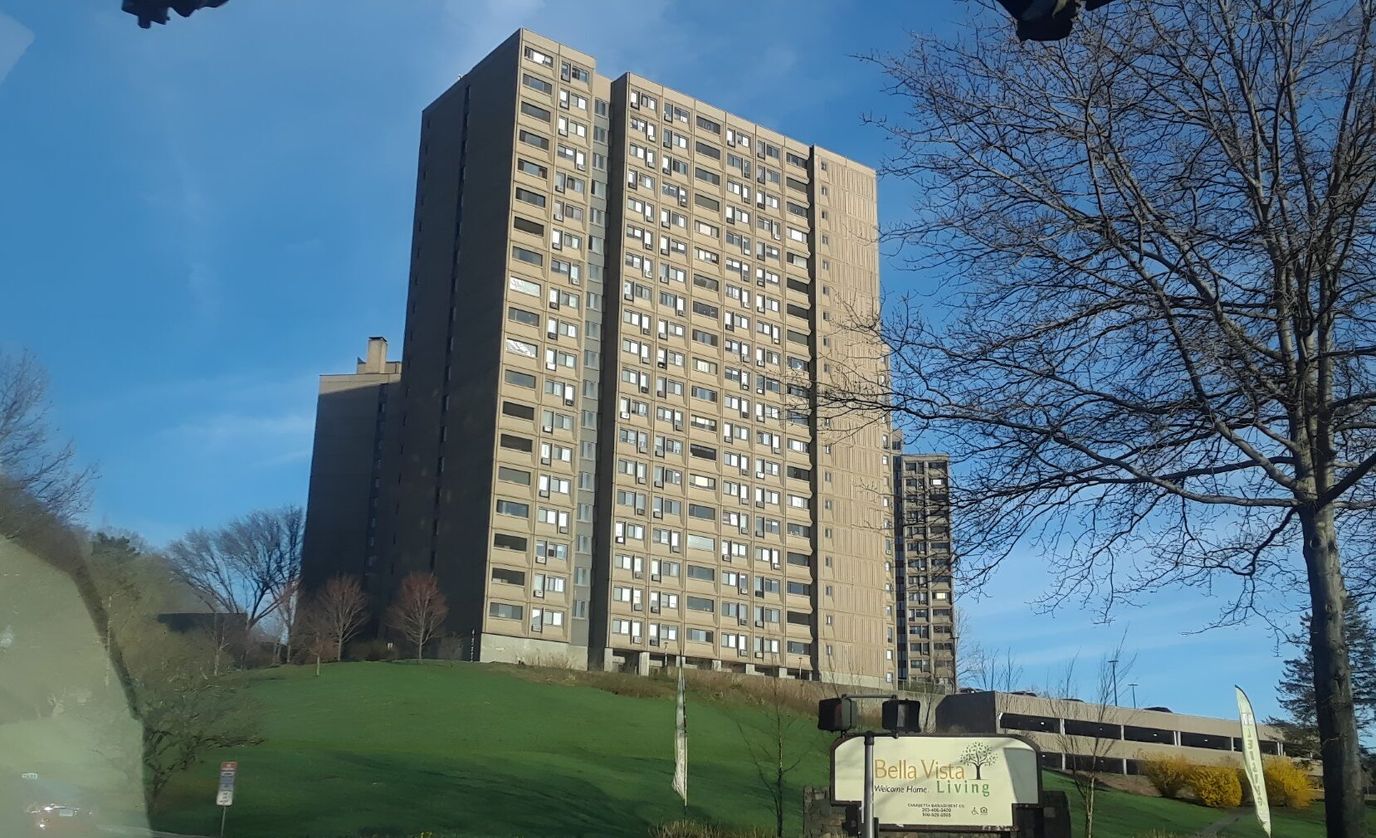 Exterior view of Bella Vista living apartments