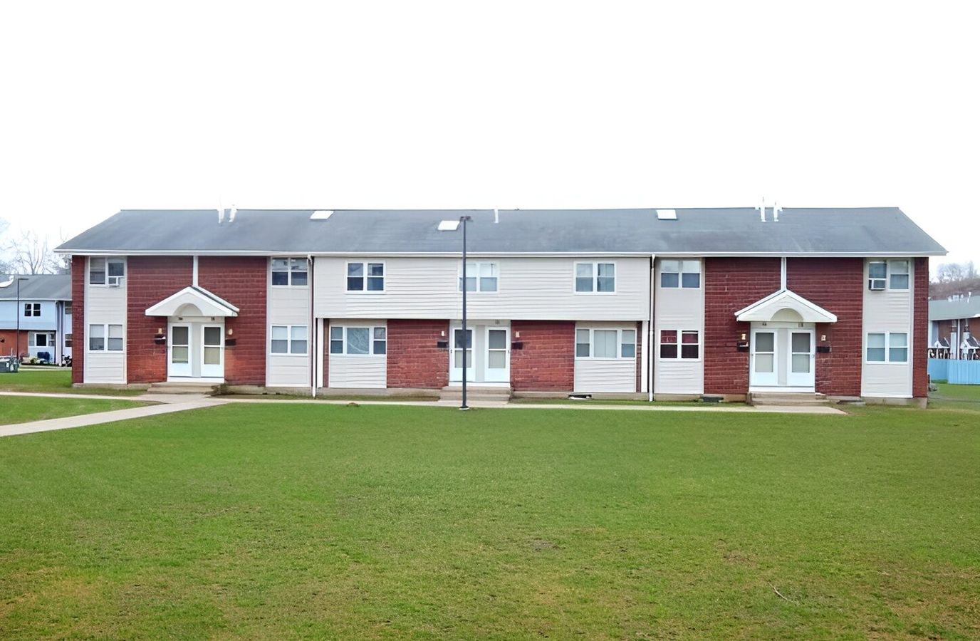Exterior view of a multi-unit residential facility