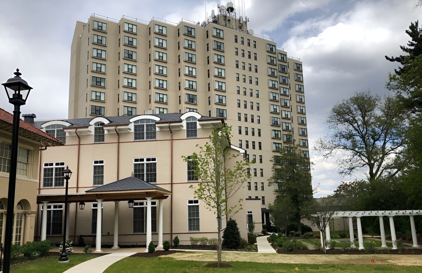 Exterior view of the H. Fletcher Brown Apartments building