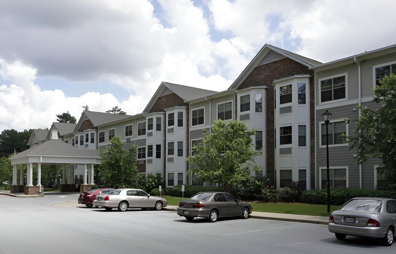 Exterior view of Farrfield Manor Senior Apartments