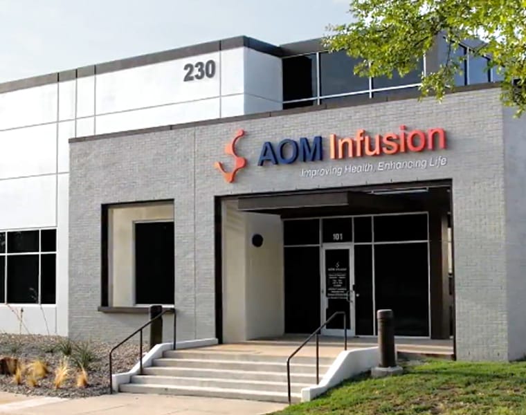 Exterior view of AOM Infusion facility.