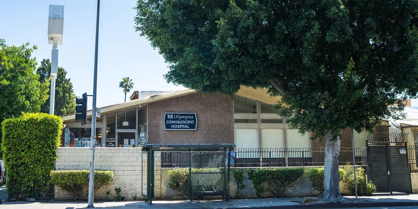 Exterior view of Olympia Convalescent Hospital