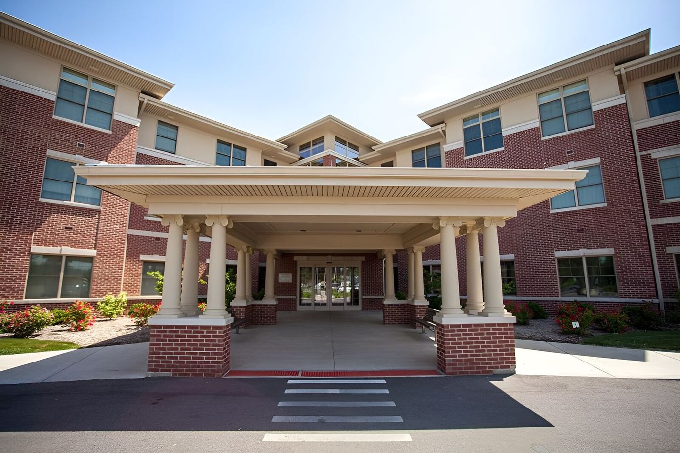 Front entrance of Penelope 60 Senior Apartments