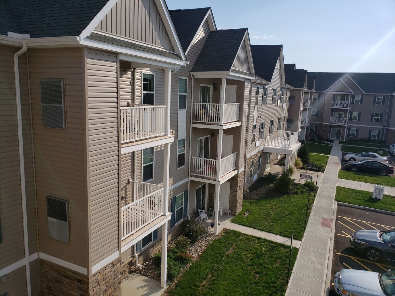 Exterior view of Jefferson Park Senior Apartments building