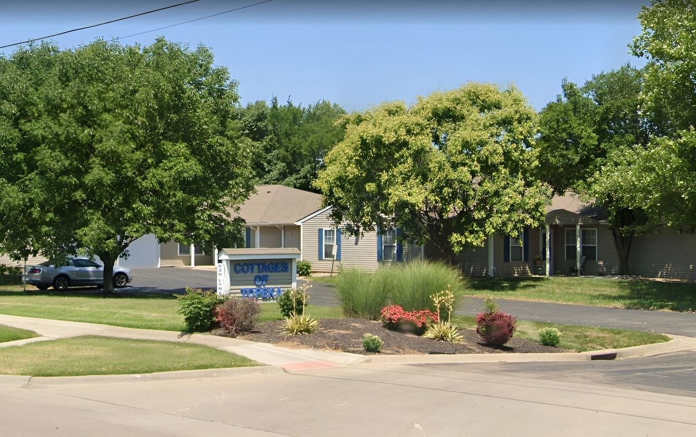 Exterior view of Cottages of Topeka Senior Apartments