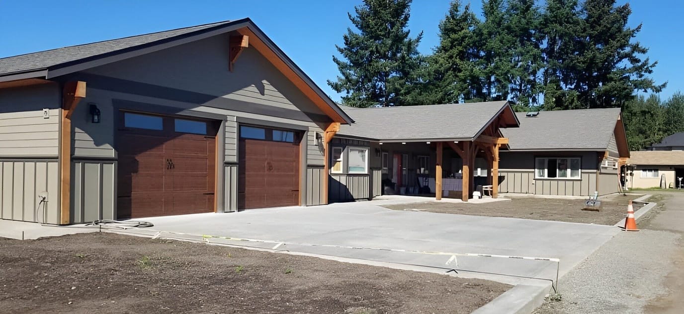 Exterior view of the Johnston Residence Adult Family Home