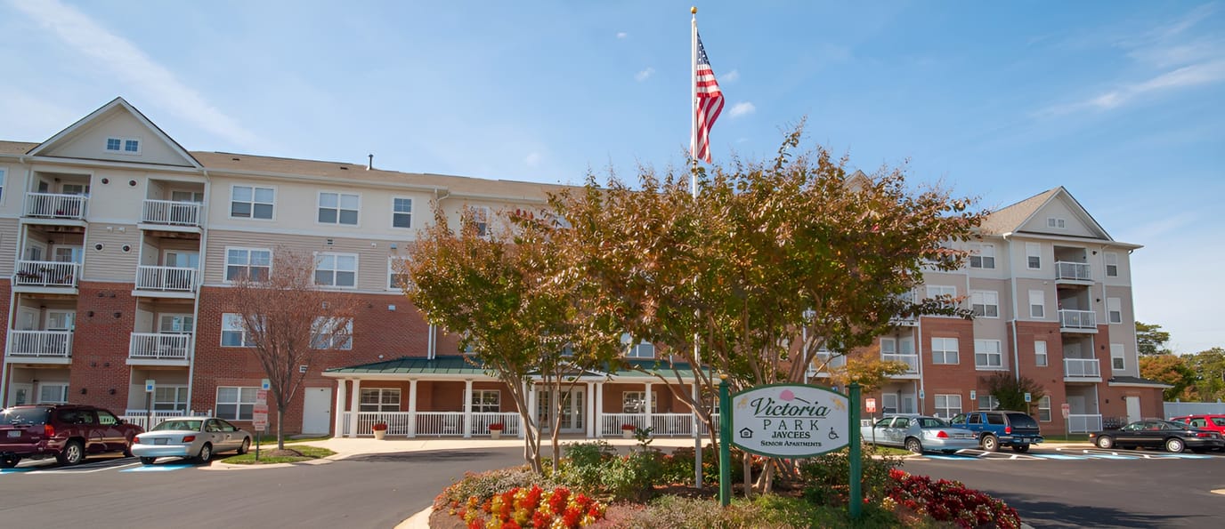 Exterior view of Victoria Park Jaycees Senior Apartments