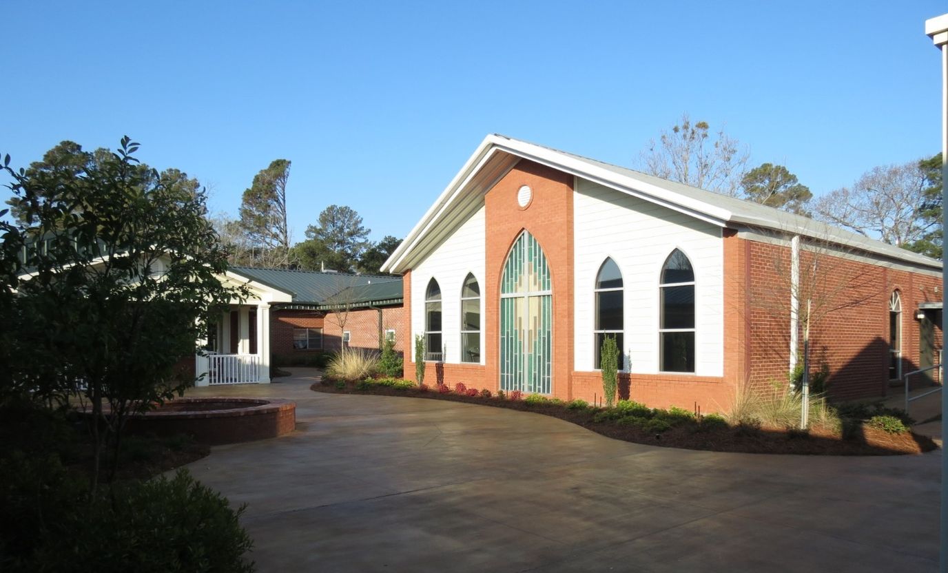 Exterior view of Haven Nursing Center showing entrance