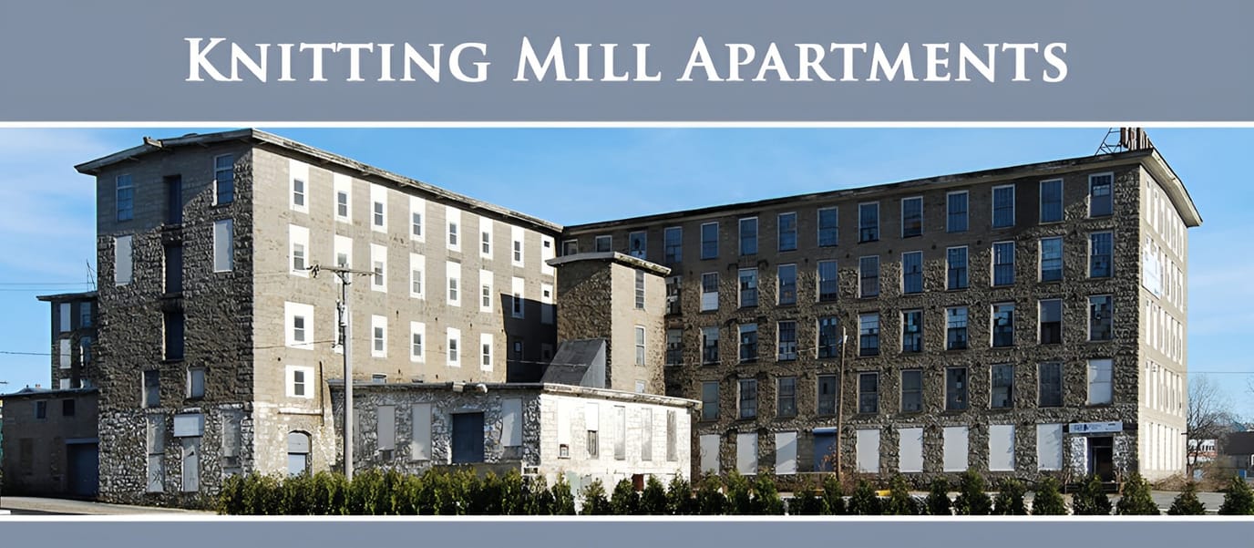 Exterior view of Knitting Mill Apartments
