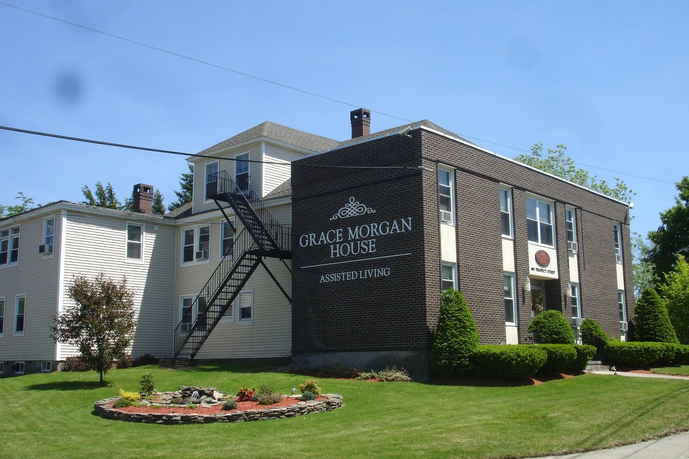 Exterior view of Grace Morgan House assisted living facility