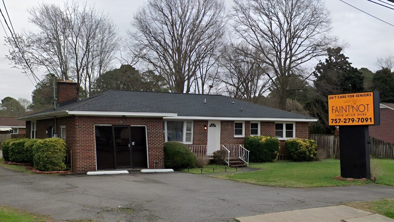 Exterior view of the Faint Not assisted living facility