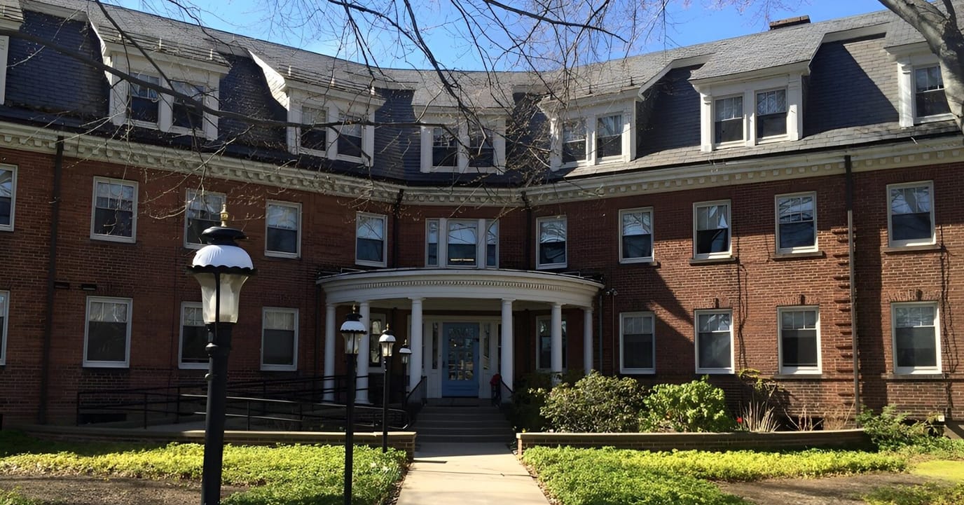 Exterior view of Lathrop Home building