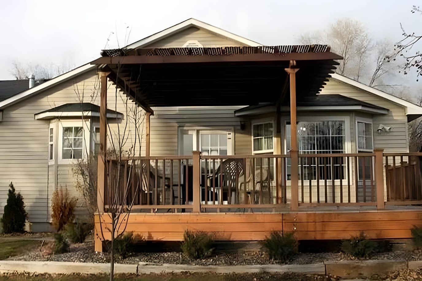 Exterior view of a residential assisted living facility