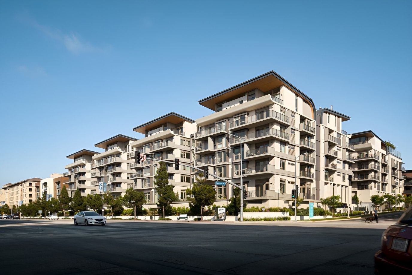 Modern exterior view of Avocet Playa Vista facility