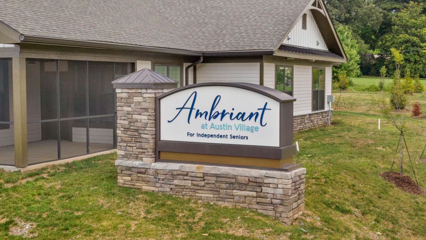 Exterior view of Ambriant facility sign