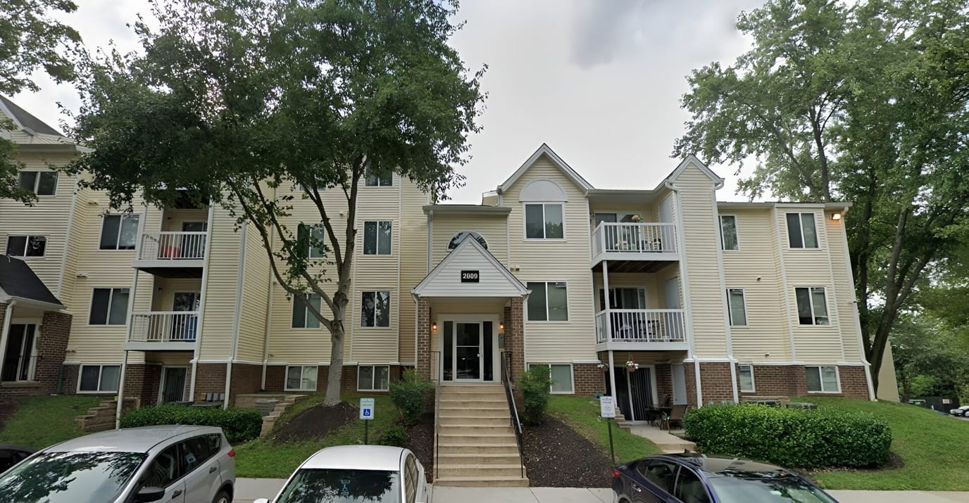 Exterior view of a senior living facility building