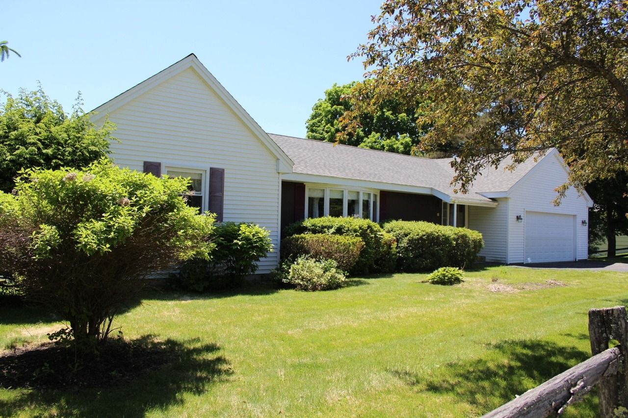 Exterior view of a single-story residential building.