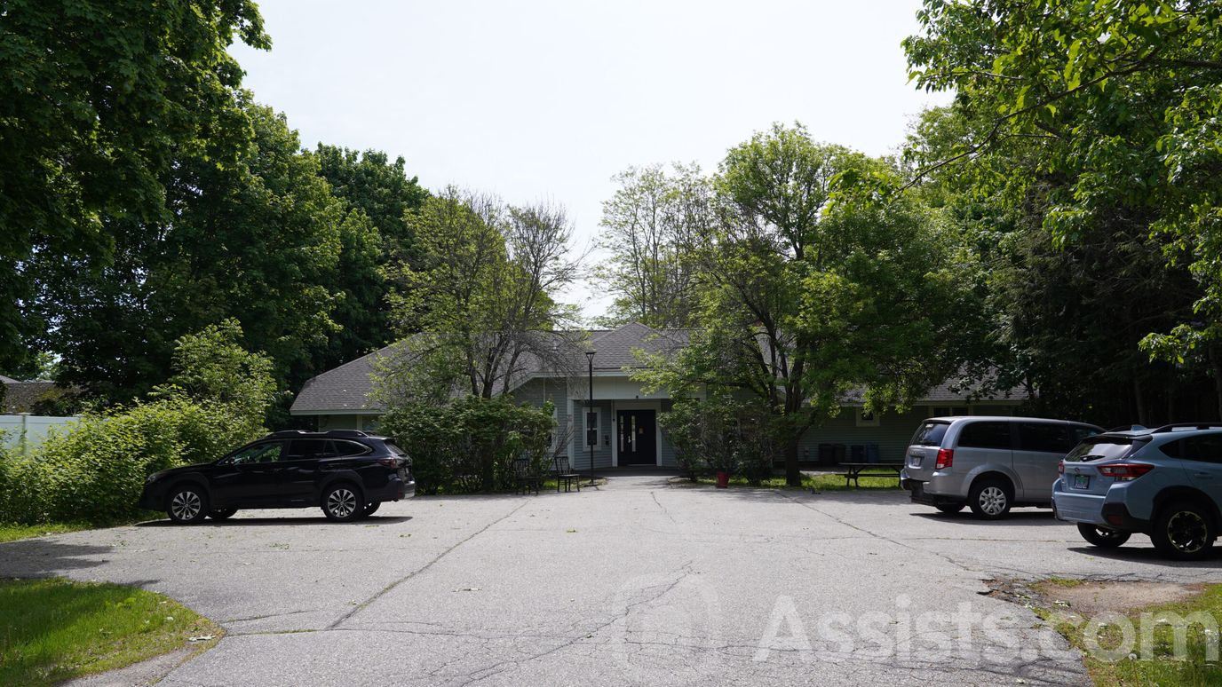 Exterior view of Wilson Street facility with parking area