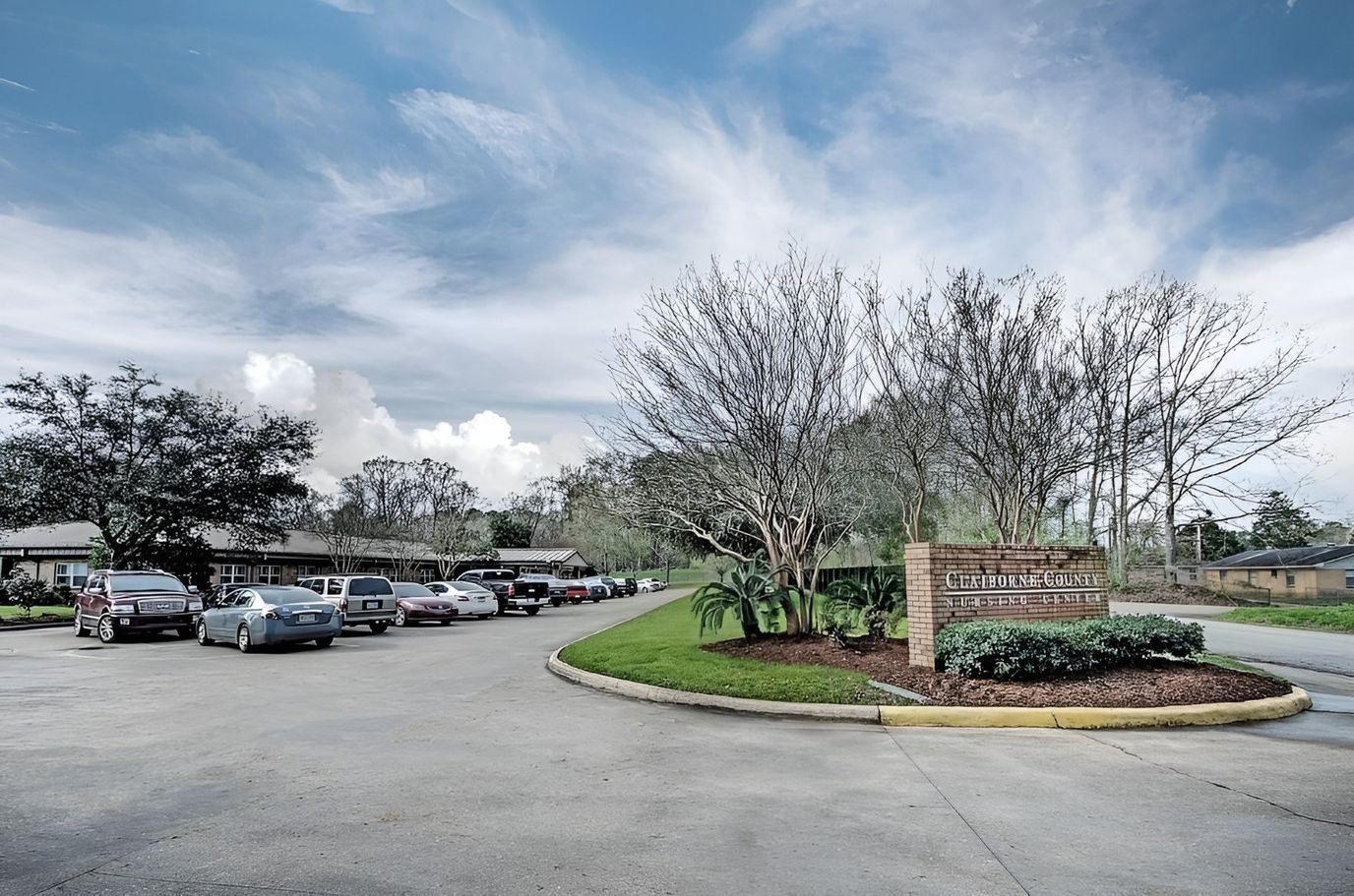Entrance view of Claiborne County Senior Care facility