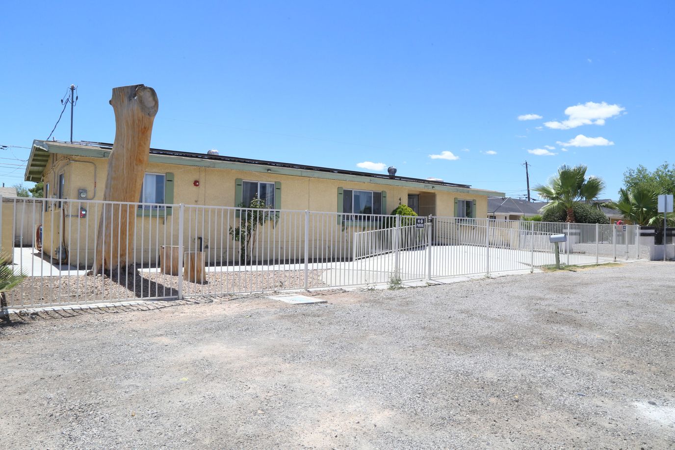 Exterior view of a nursing home building.
