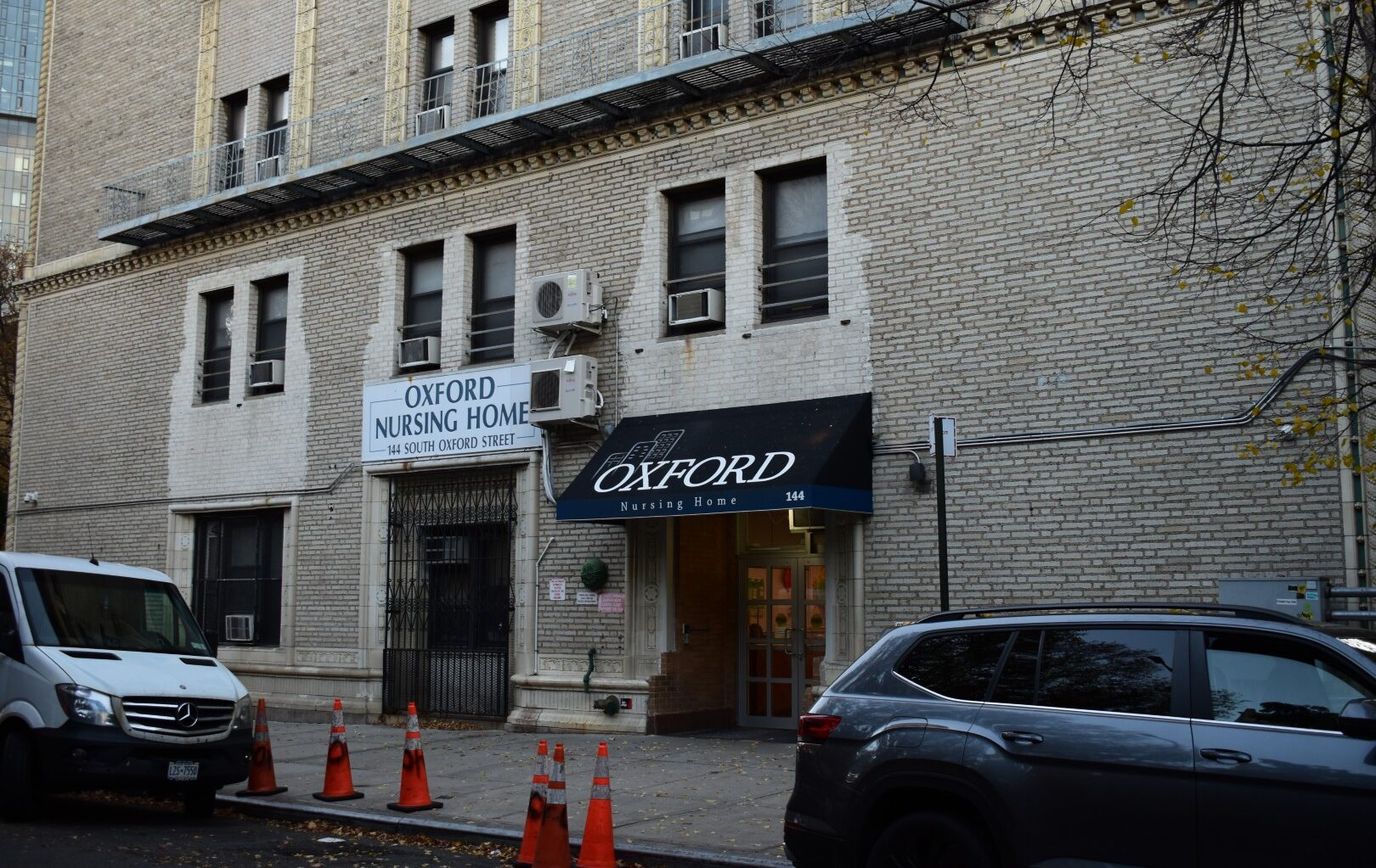 Exterior view of Oxford Nursing Home building