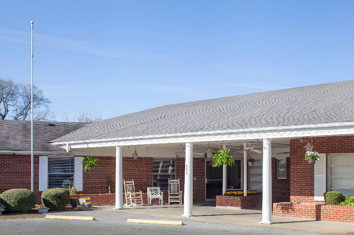 Exterior view of Keller Landing with a front porch