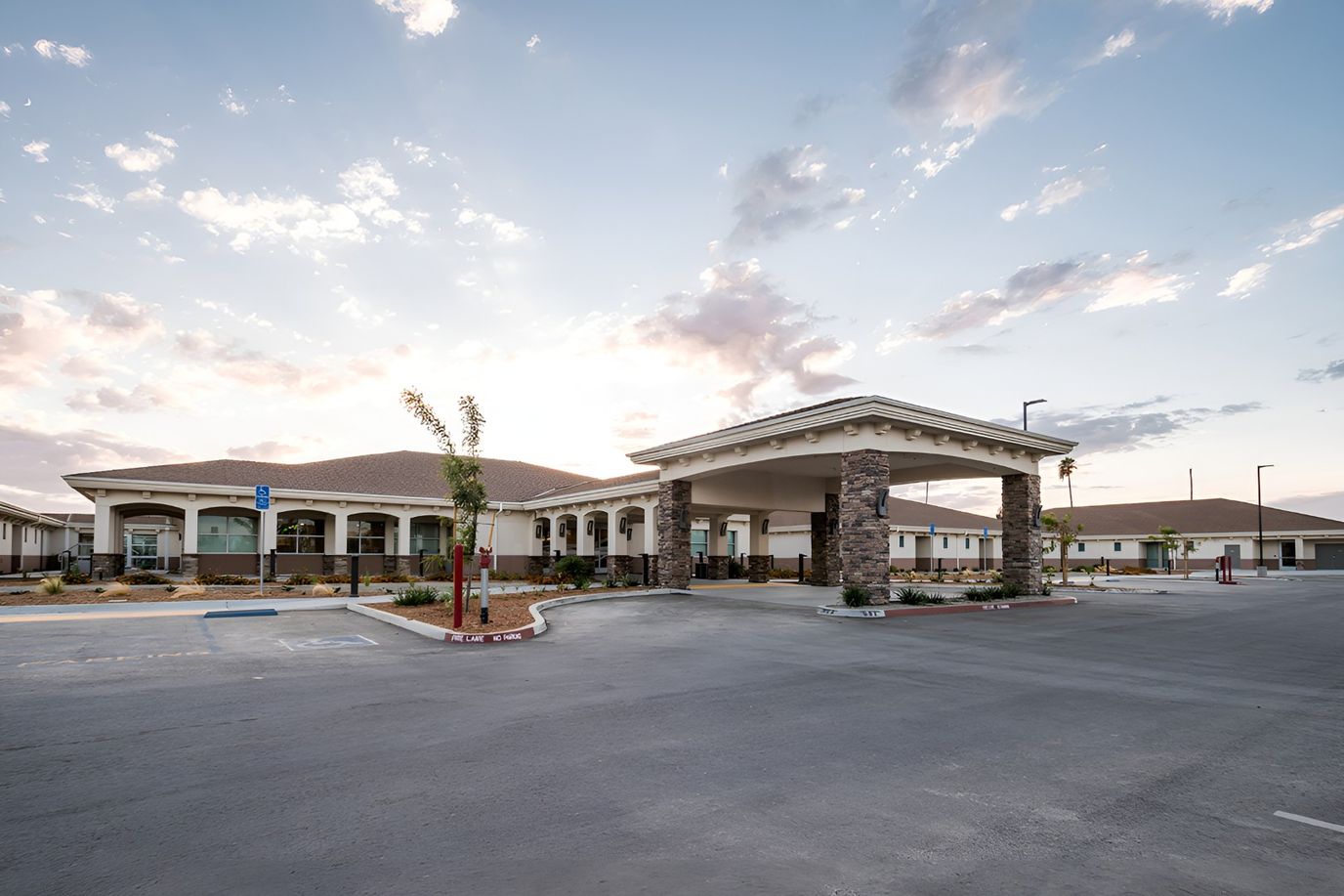 Exterior view of the Kern River Transitional Care facility