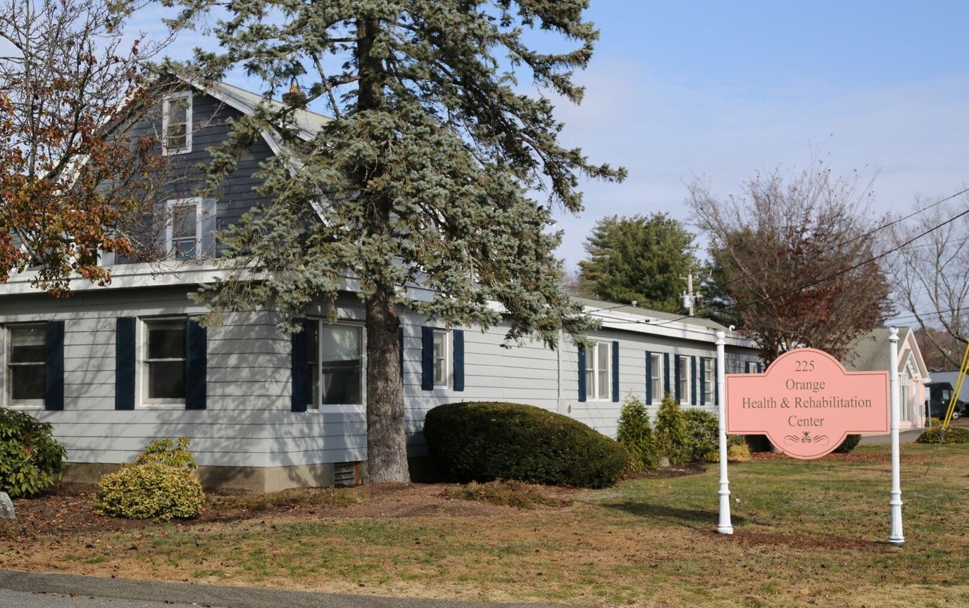 Exterior view of the Orange Health Care Center building