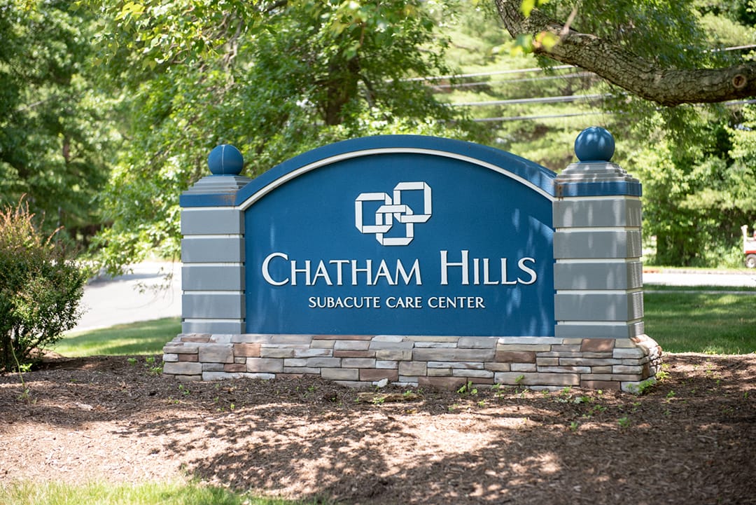 Sign for Chatham Hills Subacute Care Center