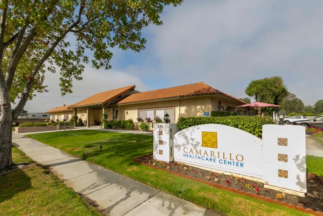 Exterior view of Camarillo Healthcare Center building