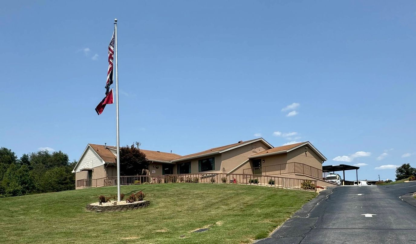 Exterior view of a senior living facility