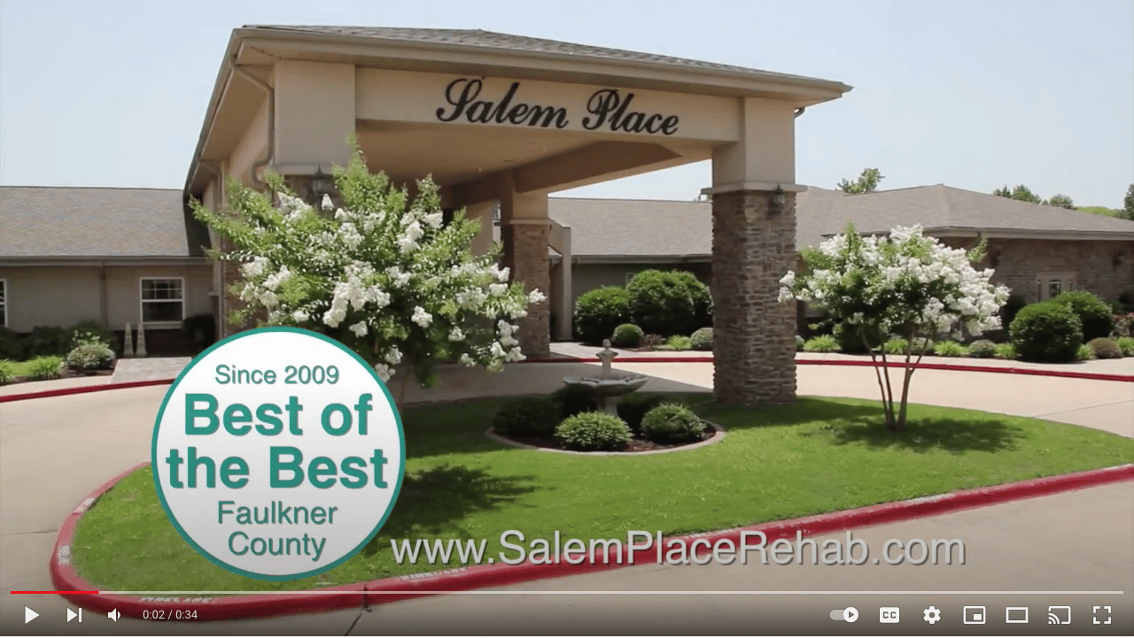 Exterior view of Salem Place nursing home entrance