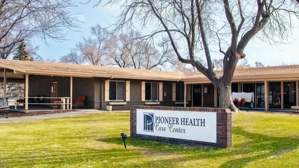 Exterior view of the Pioneer Health Care Center building