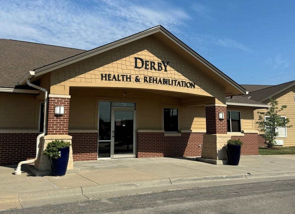 Exterior view of Derby Health and Rehabilitation facility