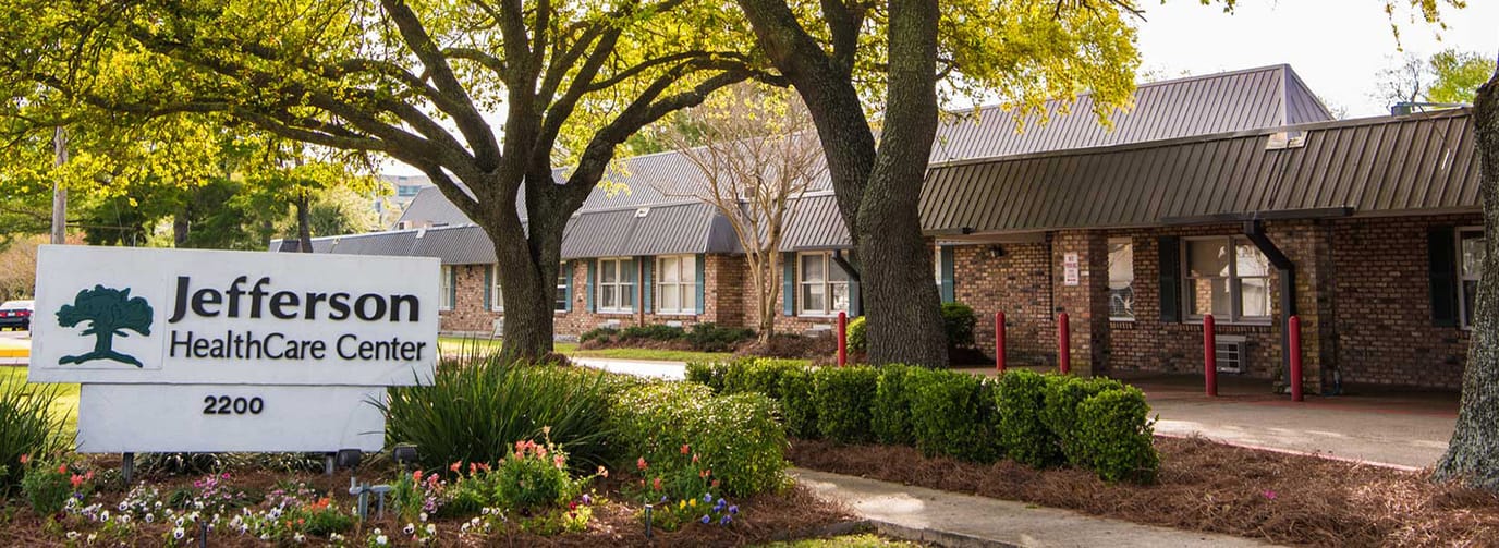 Exterior view of Jefferson HealthCare Center building