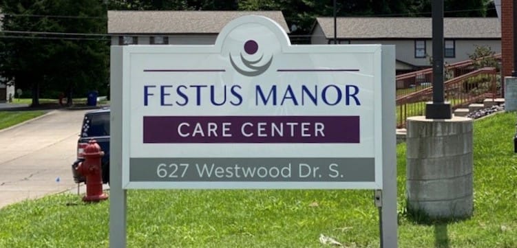 Signage for Festus Manor Care Center