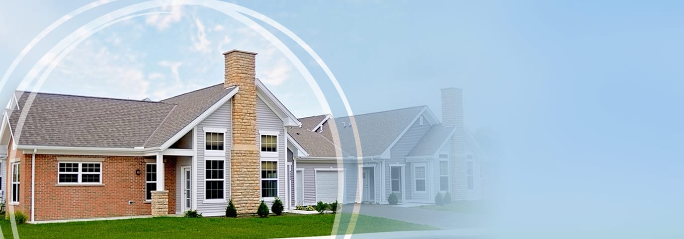 Exterior view of a senior living facility building