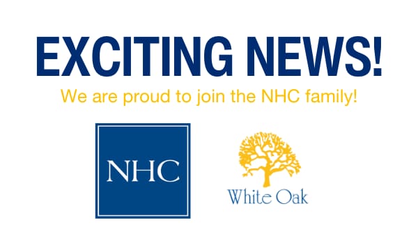 Exciting news graphic announcing NHC family joining