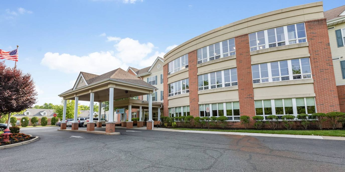 Front entrance of Complete Care at Shrewsbury facility