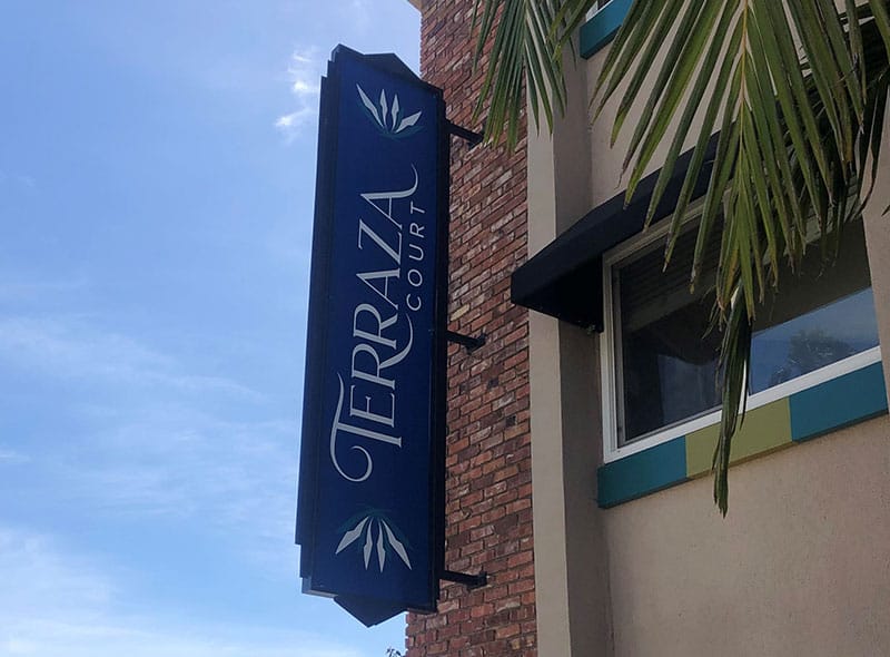 Signage of Terrazza Court Senior Living