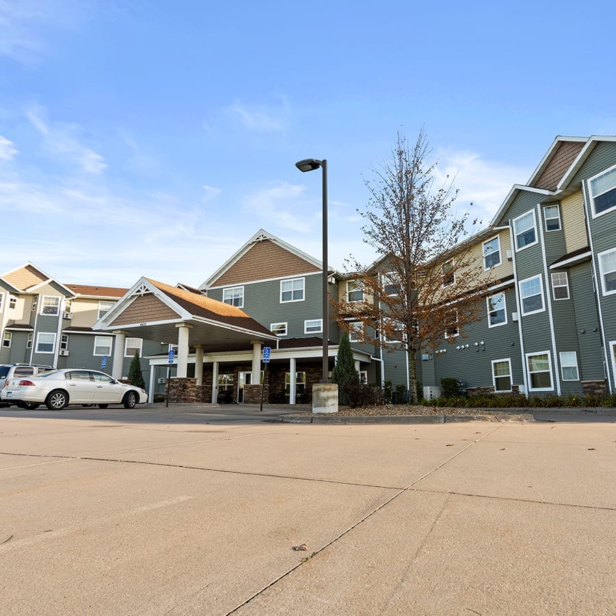 Exterior view of St Michael Assisted Living facility.
