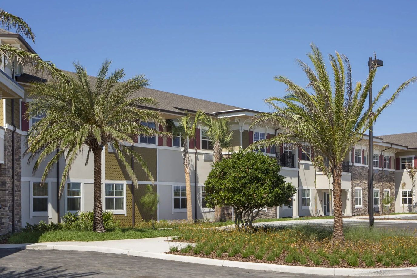 An exterior view of the Beach House assisted living facility