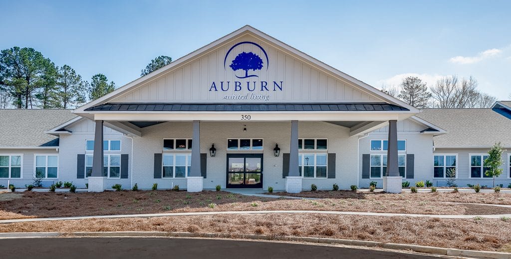Exterior view of Auburn Assisted Living at Dawson Corners