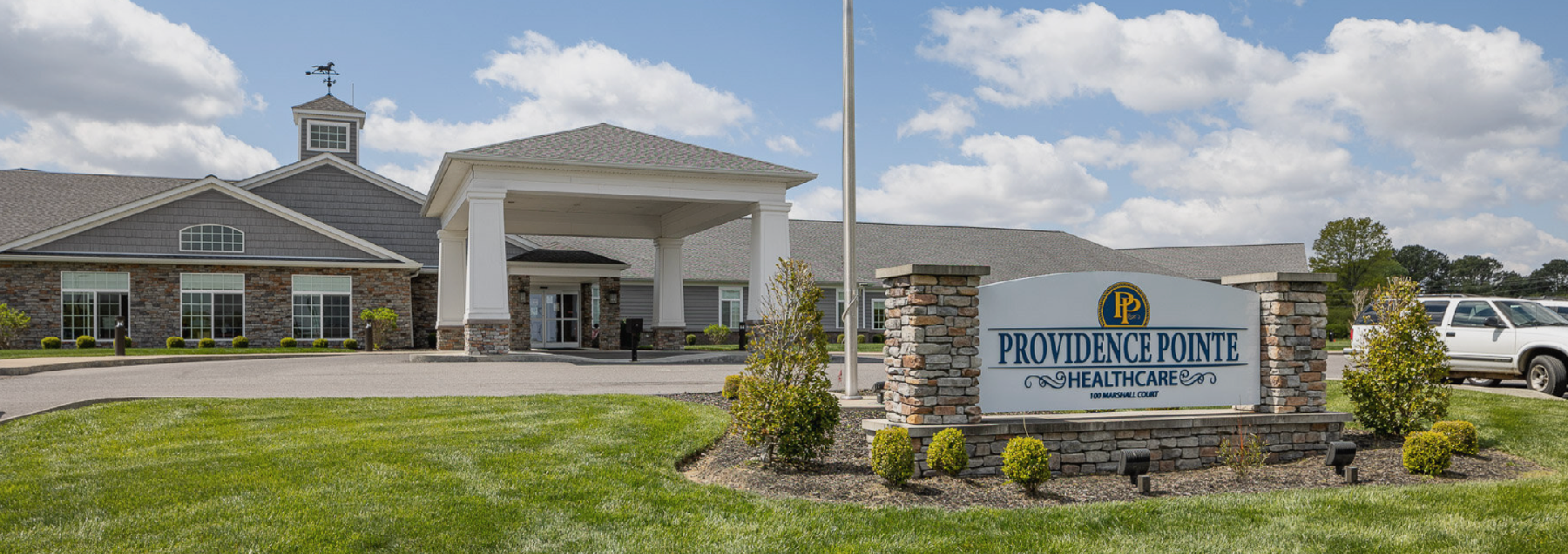Exterior view of Providence Pointe Healthcare facility